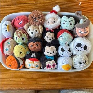 Disney Red and Brown Stuffed Animals Collection